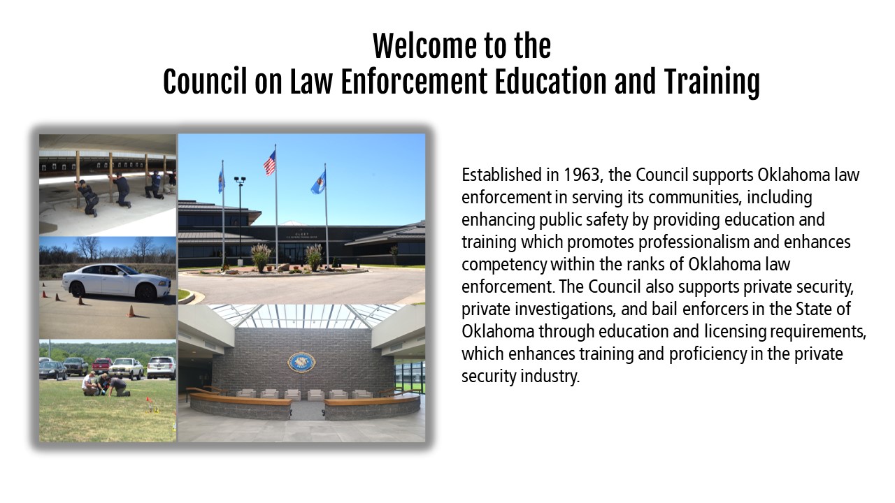 Council on Law Enforcement Education and Training Home